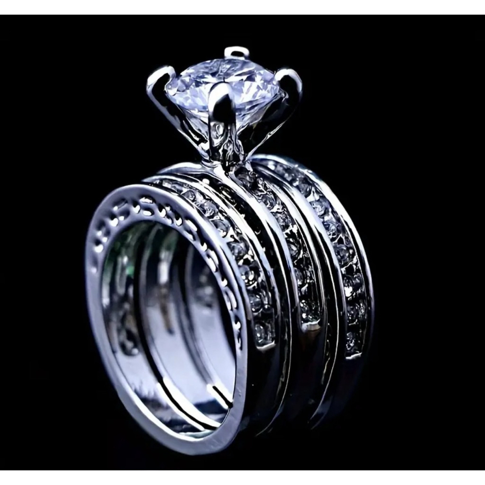 Silver Ring Set Size 6